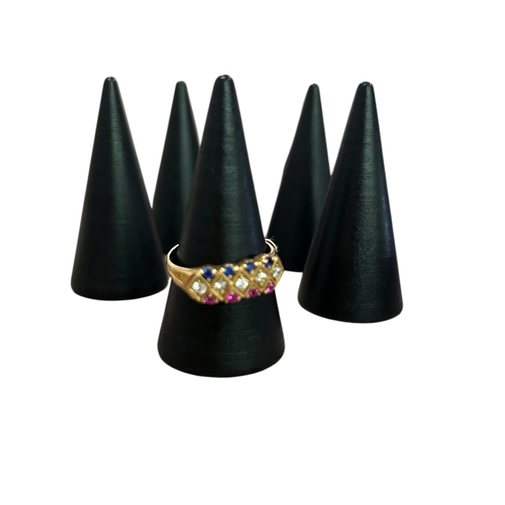 Ring Display 5-Pieces Black